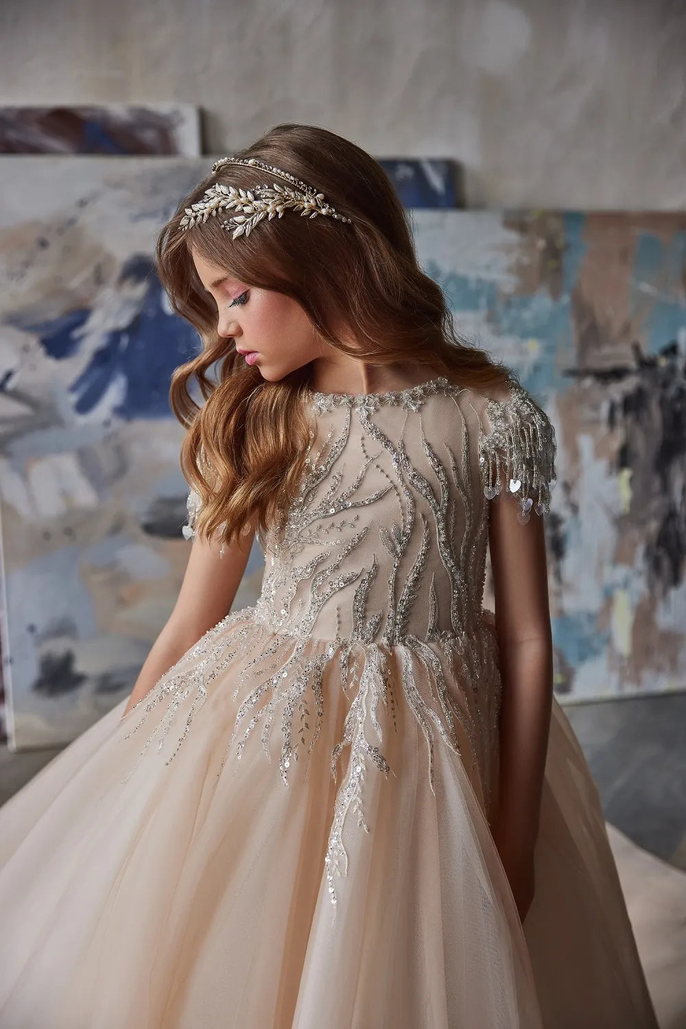 Luxury Embellished Ball Gown for Formal Occasions